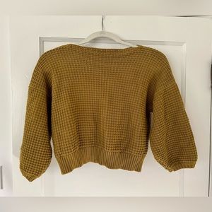 Curator SF Clove Sweater in chartreuse - never worn! S/M